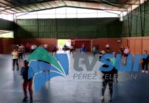 La comunidad de Peñas Blancas se activa con mucho ejercicio