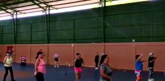 El proyecto de las clases de zumba en Peñas Blancas arrancó por iniciativa de adultos mayores