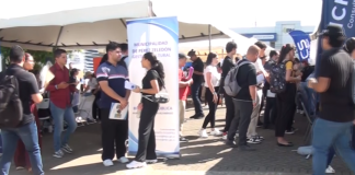 Jóvenes con mayores necesidades de empleo fue evidente en Feria en el parque de San Isidro de El General