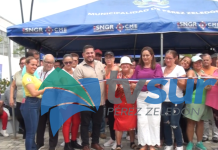 Inauguran plazoleta en el Mercado Municipal, piden cuidar espacio y no robarse las plantas