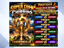 La primera edición de la Super Copa Chirripó se jugará el sábado 24 de octubre en San Gerardo de Rivas