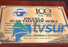 Celebraron los 100 años de la Escuela Juan Valverde Mora de Rivas